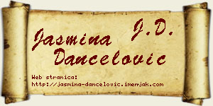 Jasmina Dančelović vizit kartica